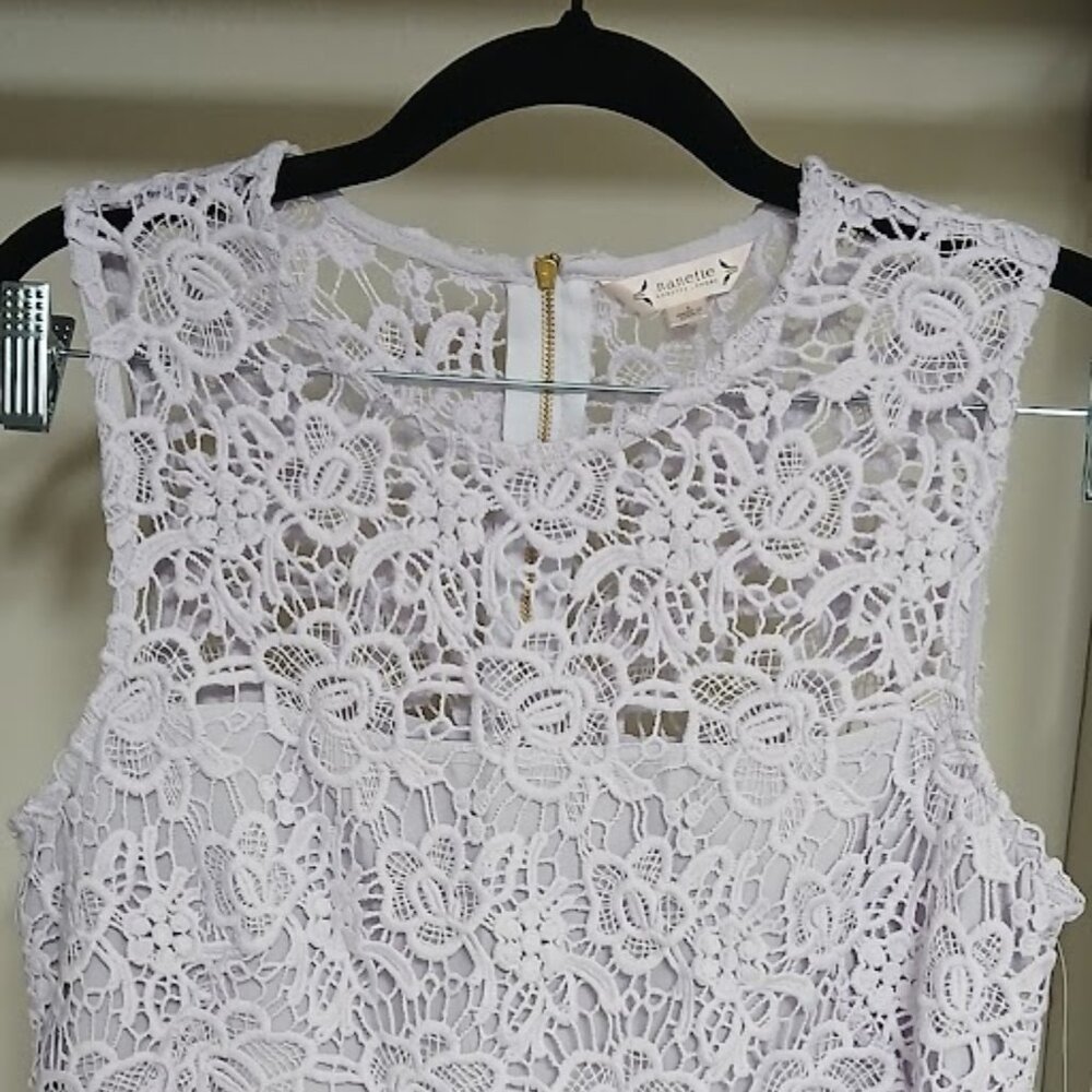 Nanette Lepore Purple Lace Size small Blouse